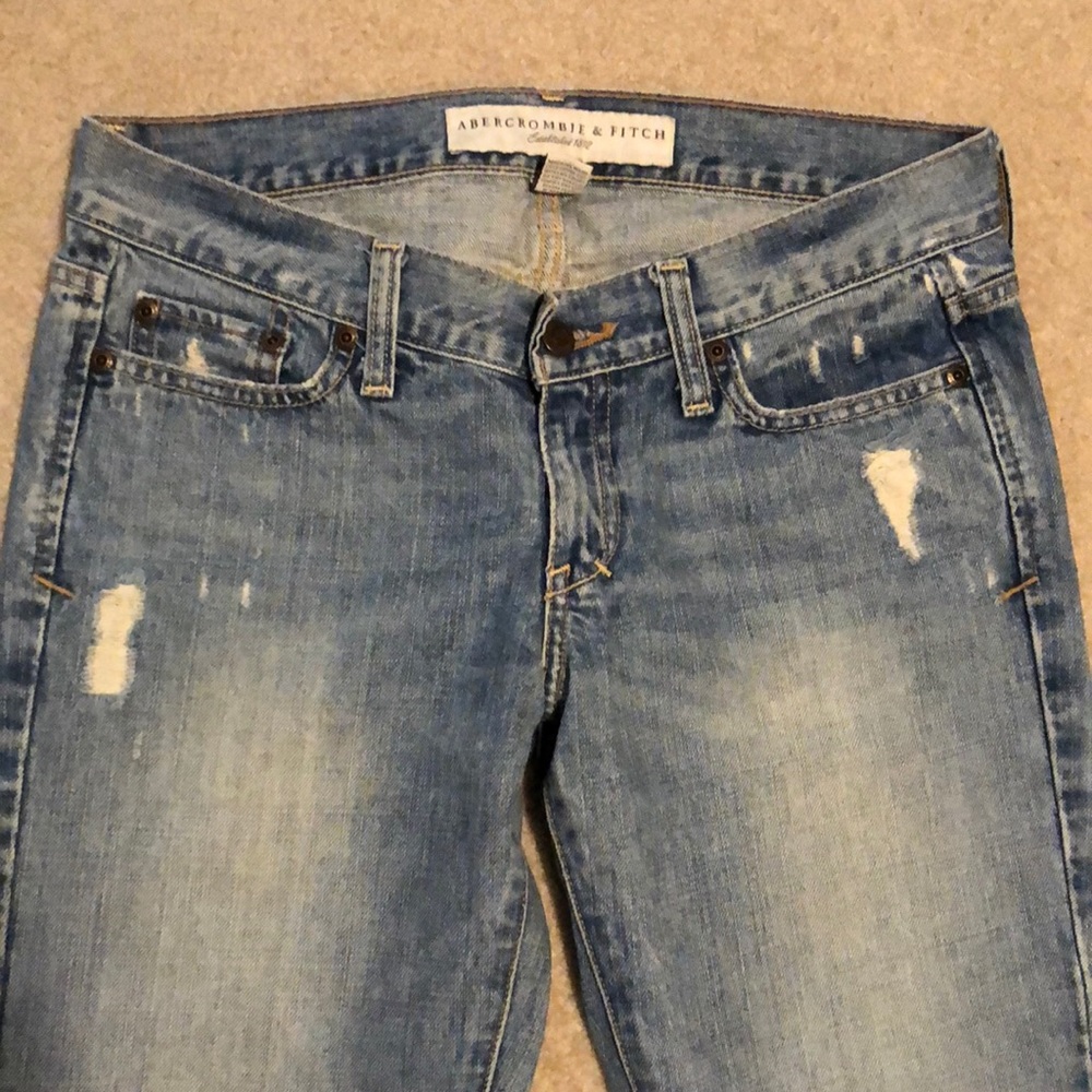 Destroyed Abercrombie Jeans